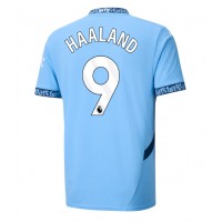 Dres Manchester City Erling Haaland #9 Domáci 2024-25 Krátky Rukáv